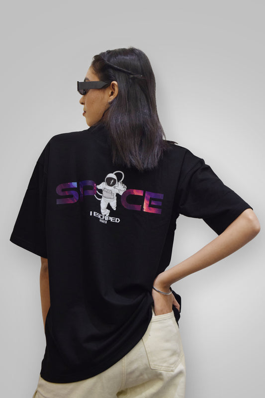 Space Escape Heavyweight Women Oversized T-Shirt